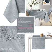 Serweta plamoodporna Vesta 80x80 szara AmeliaHome