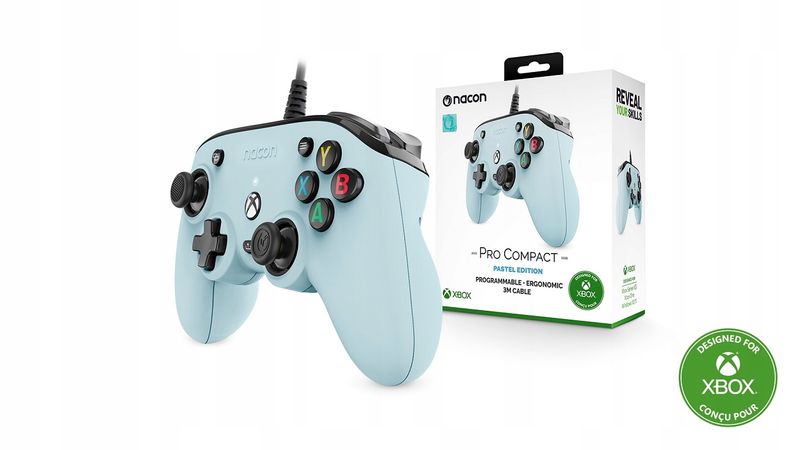 2X Kontroler Nacon Pro Controller Compact Pastel zdjęcie 1