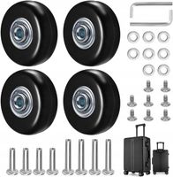 KÓŁKO DO WALIZKI CZĘŚCI BAGAŻ WALIZEK TORBY 4 SZT