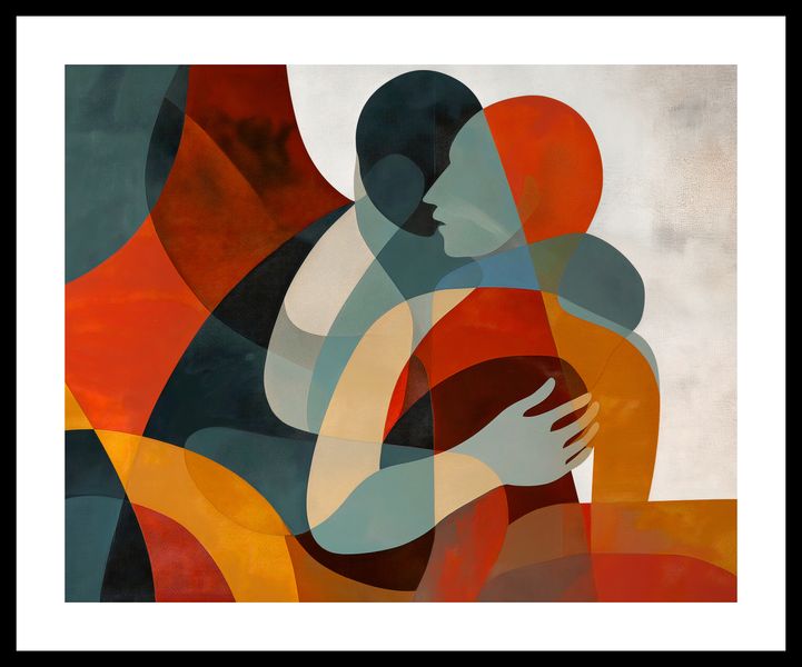 Plakat 50x40cm Objęcia zdjęcie 3