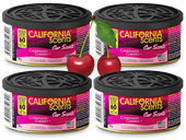 4x California Scents Zapach Samochodowy CORONADO CHERRY Puszka Zapachowa