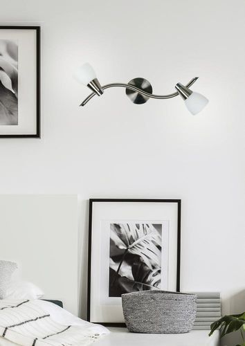 Selia listwa 2x40W G9 nikiel mat/chrom biały (bż) na Arena.pl