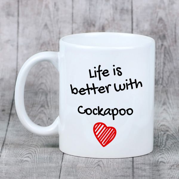Cockapoo kubek z psem life is better Art-Dog zdjęcie 6