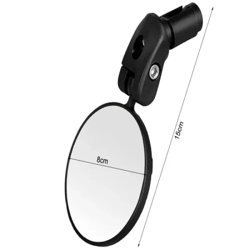 Lusterko rowerowe na kierownicę do roweru na manetkę wypukłe wsteczne na Arena.pl