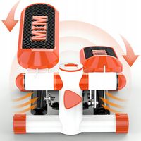 STEPPER DO ĆWICZEŃ PROSTY Z LINKAMI 2W1 FITNESS WYŚWIETLACZ LICZNIK SCHODY