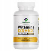 WITAMINA D3 4000IU + K2 MK-7 100 mcg Mocne wsparcie odporności