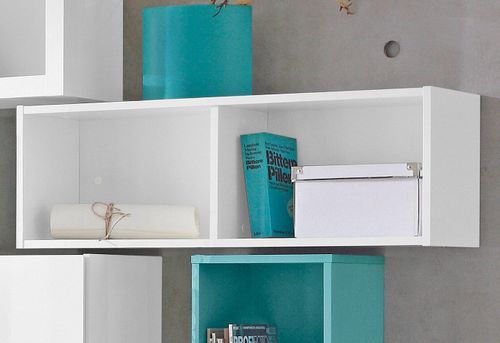 Półka ścienna w kolorze białym, w połysku na Arena.pl