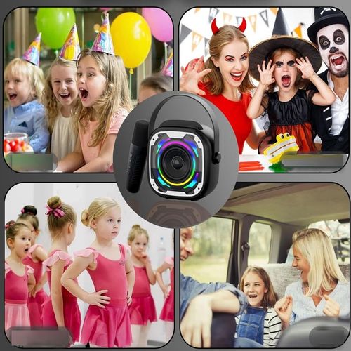 BEZPRZEWODOWY ZESTAW DO KARAOKE GŁOŚNIK BLUETOOTH + 2 MIKROFONY DLA DZIECI na Arena.pl