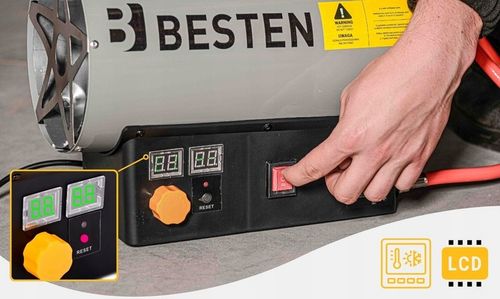 Nagrzewnica Gazowa Automatyczna Na Butlę Dmuchawa Termostat 25KW + Reduktor na Arena.pl