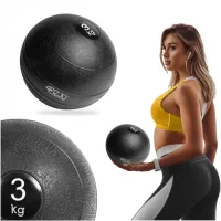 MAŁA PIŁKA LEKARSKA SLAM BALL DO ĆWICZEŃ LEKKA 3KG