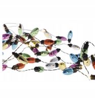 LAMPKI GIRLANDA ŚWIETLNA 20 LED MINI ŻARÓWKI KOLOROWE 8 TIMER BATERIE 180CM