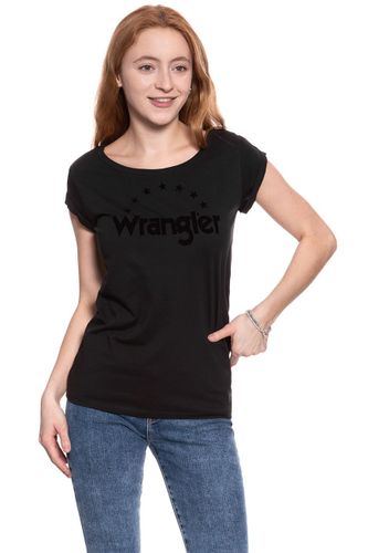 WRANGLER FLOCK TEE BLACK W7377EV01 M na Arena.pl