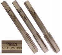 GWINTOWNIK RĘCZNY M8 HSS VIS KOMPLET GWINTOWNIKÓW 8mm