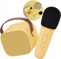 LALARMA BEZPRZEWODOWY ZESTAW KARAOKE DLA DZIECI MIKROFON +GŁOŚNIK BLUETOOTH