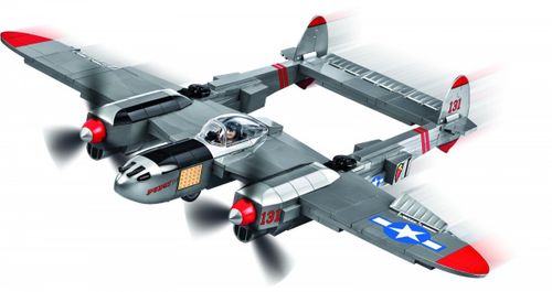 Small Army 395 elementów Lockheed P-38 Lightning - amerykański samolot myśliwski na Arena.pl