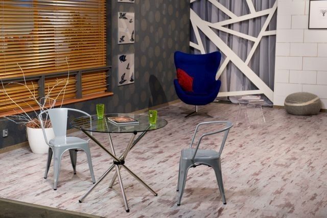 Krzesło Paris Arms szare inspirowane Tolix zdjęcie 2