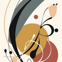 Plakat 70x70cm Taneczne Echa