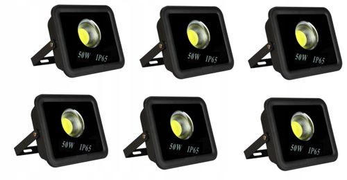 6x HALOGEN NAŚWIETLACZ 50W COB na Arena.pl