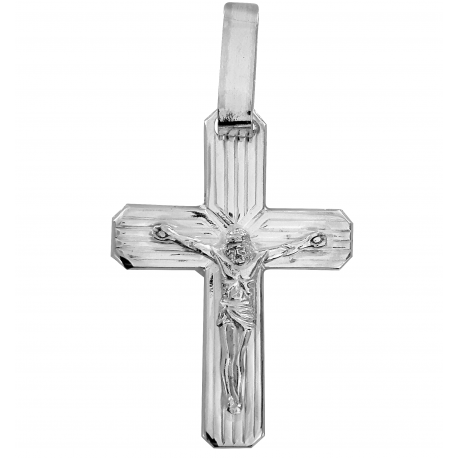 SREBRNY KRZYŻ Z JEZUSEM SREBRO PRÓBY 925 zdjęcie 1