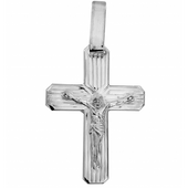 SREBRNY KRZYŻ Z JEZUSEM SREBRO PRÓBY 925