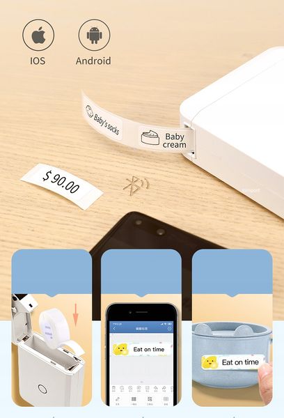 NIIMBOT D110 Drukarka Termiczna Etykiety EAN PL zdjęcie 8