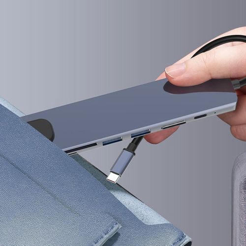 ADAPTER HUB 8w1 USB-C DisplayPort 8K 4K Ethernet RJ45 Macbook Pro Air M2 M3 na Arena.pl