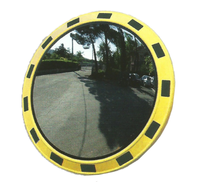 Lustro przemysłowe U-18a VP 60cm z ramą ostrzegawczą