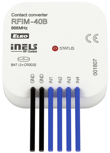 iNELS RF Control - uniwersalny bezpotencjałowy nadajnik, 4-kanały RFIM-40B na Arena.pl