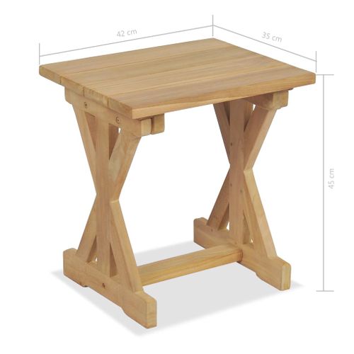 Stołek, Lite Drewno Tekowe na Arena.pl