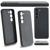 etui do galaxy s23  silikonowe matowe z ochroną aparatu czarne tpu