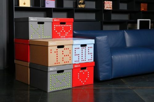 Pudełko kartonowe personalizowane MAXI DGBOX CZERWONE na Arena.pl