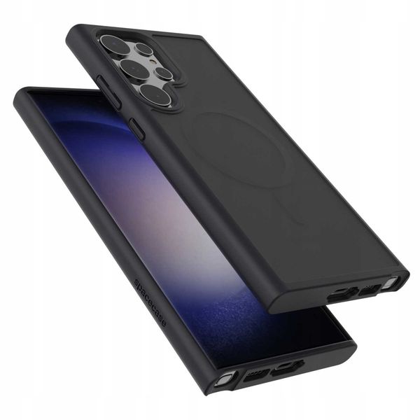 Spacecase Hybrid Mag Galaxy S23 Ultra Black zdjęcie 2
