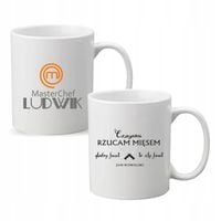 Kubek z imieniem napis PREZENT MASTERCHEF