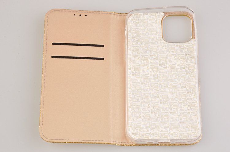 Etui Shining Book do Apple iPhone 12 / 12 Pro złoty zdjęcie 3