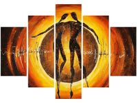 OBRAZ DANCING LOVE ABSTRAKCJA KOCHANKOWIE 3 KOLORY