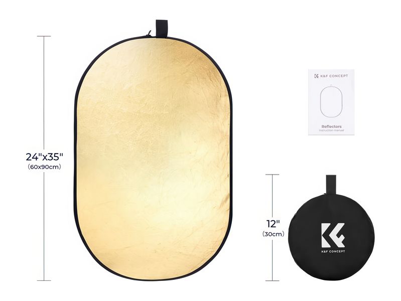 Blenda K&F Concept 5w1 - 90x60 cm zdjęcie 3