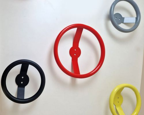 Uchwyt wspinaczkowy Kierownica mały - biały na Arena.pl