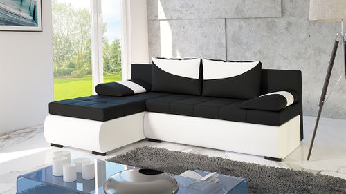 Nowoczesny narożnik EVO do salonu spanie pojemnik tkaniny do wyboru na Arena.pl