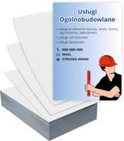Ulotki A5USŁUGI OGÓLNOBUDOWLANE 100 szt firmowe reklamowe + PROJEKT GRATIS