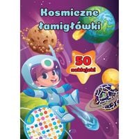kosmiczne łamigłówki zagadki dla dzieci + naklejki