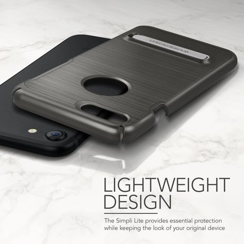 Etui VRS Design Simpli Lite iPhone 7 Titanium Black na Arena.pl