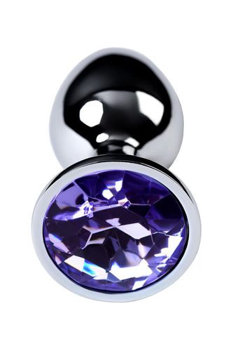 Silver Anal Plug With Gem, Blue na Arena.pl