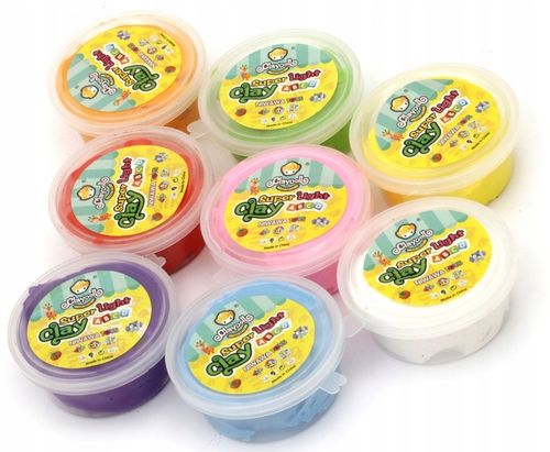 MAGICZNA plastelina masa plastyczna PIANKOLINA CLAYDOLL 24 sztuki + Nożyki na Arena.pl