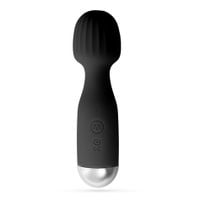 mini wibrator wand crushious wanderlust czarny usb 15 cm