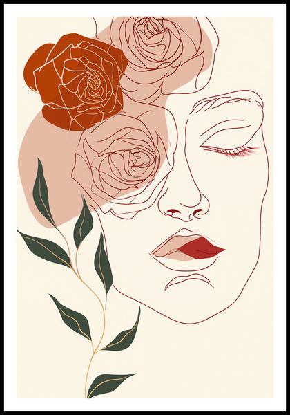 Plakat 61x90,5cm Beż i Twarz zdjęcie 3