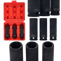 ZESTAW NASADKI UDAROWE KLUCZE NASADOWE 3 SZT 1/2" L:78 17-21mm KRAFT&DELE
