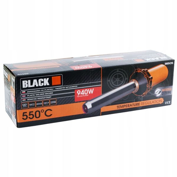 SPAWARKA ZGRZEWARKA OPALARKA DO PLASTIKU I PLANDEK 940W BLACK zdjęcie 8