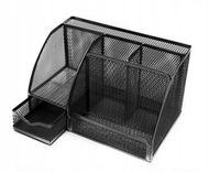 PRZYBORNIK WIELOFUNKCYJNY 6B CZARNY TRES 22x14x13 cm