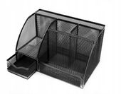 PRZYBORNIK WIELOFUNKCYJNY 6B CZARNY TRES 22x14x13 cm