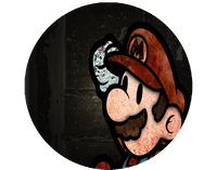 Opłatek na tort Mario Bros